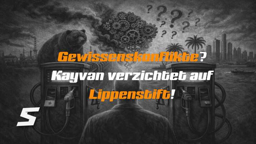 Gewissenskonflikte? Kayvan verzichtet auf Lippenstift! Gewissenskonflikte? Kayvan verzichtet auf Lippenstift!
