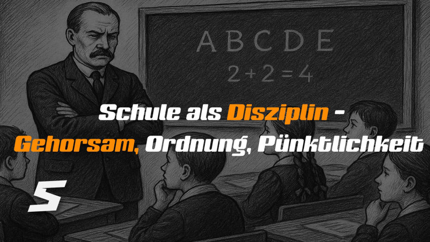 Schule als Disziplin - Gehorsam, Ordnung, Pünktlichkeit
