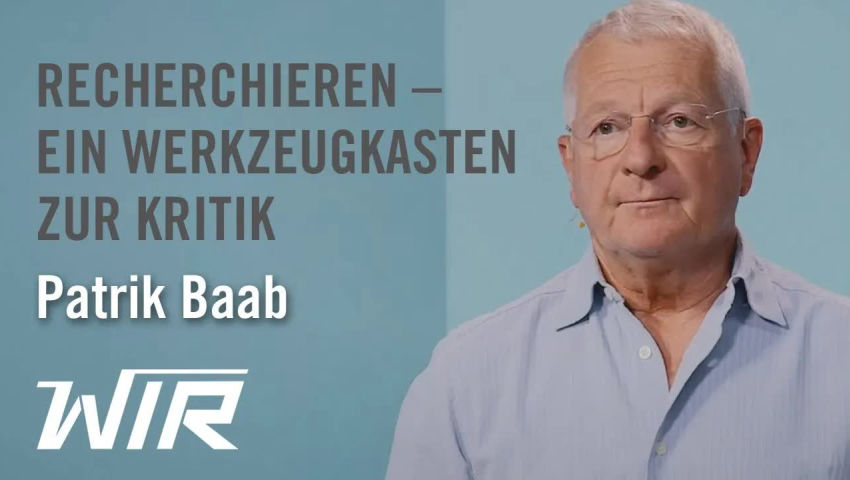 Patrik Baab: Recherchieren – Ein Werkzeugkasten zur Kritik der ...