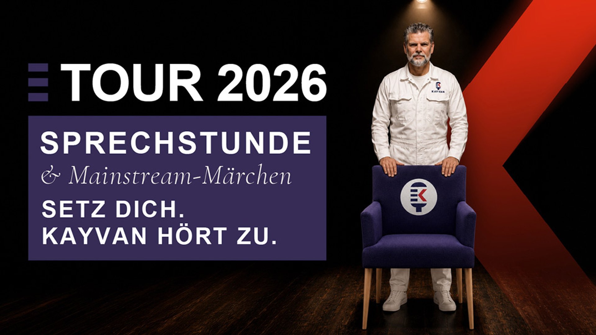 Kayvan in deinem Wohnzimmer!